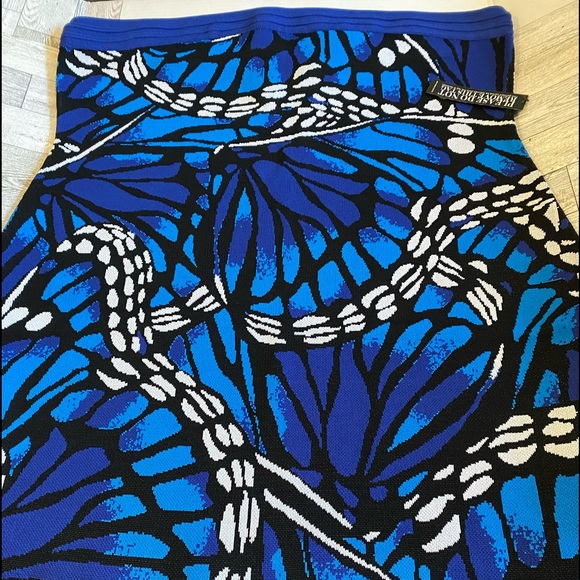 New York & Company Butterfly-Print Strapless Dress - Picture 5 of 10